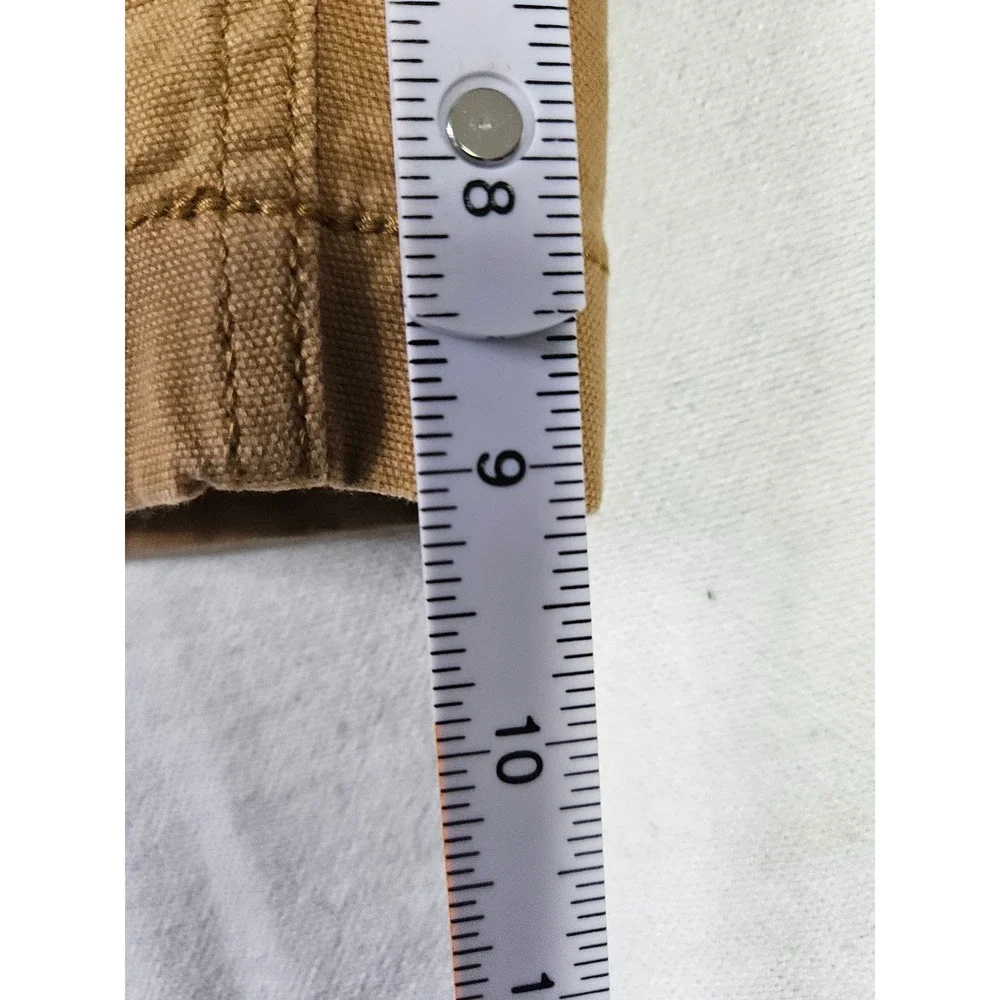 Carhartt Relaxed Fit Shorts Mens 38 Brown Canvas Workwear Utility Carpenter